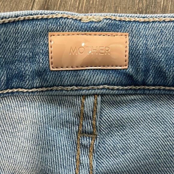 NWT MOTHER The Insider Crop Step Fray Jeans Size 32 - Picture 8 of 12